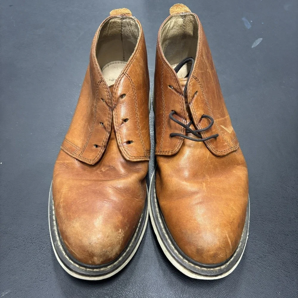 Golden Fox American Heritage Brown Leather Chukka Workwear Boots Shoes Mens‎ 12